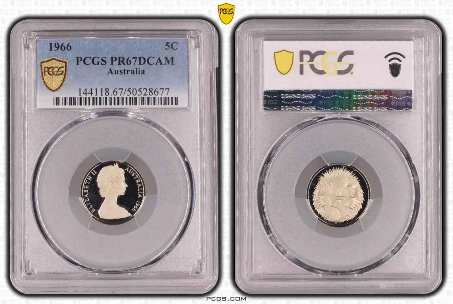 1966 Five Cent Coin - PCGS MS67 DCAM
