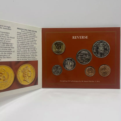 1986 Mint Year Coin Set - International Year of Peace