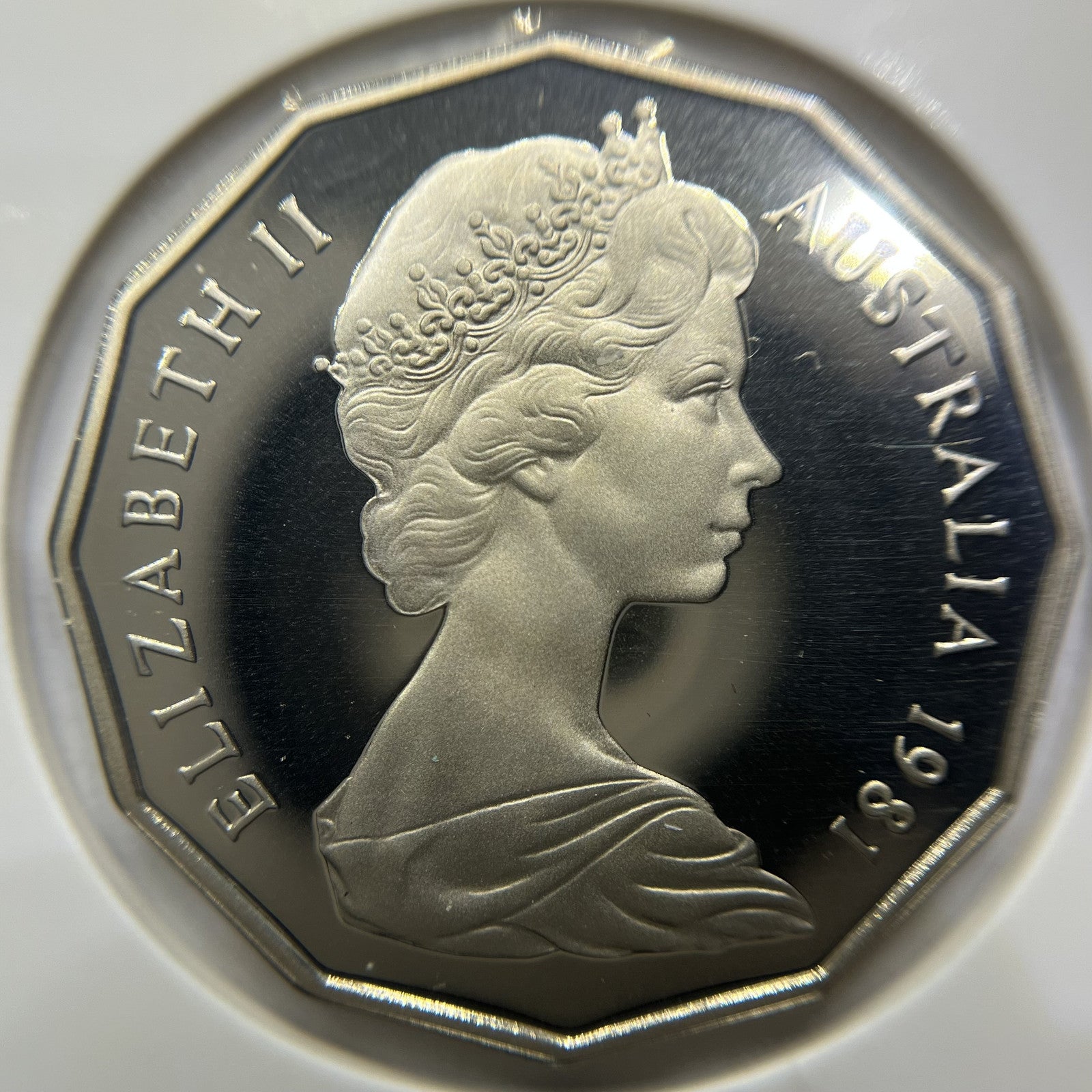 1981 Fifty 50 Cent Coin - Ex Proof Set - Elizabeth II Australia
