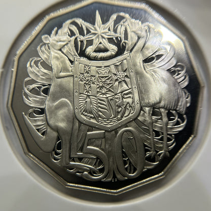 1984 Fifty 50 Cent Coin - Ex Proof Set - Elizabeth II Australia
