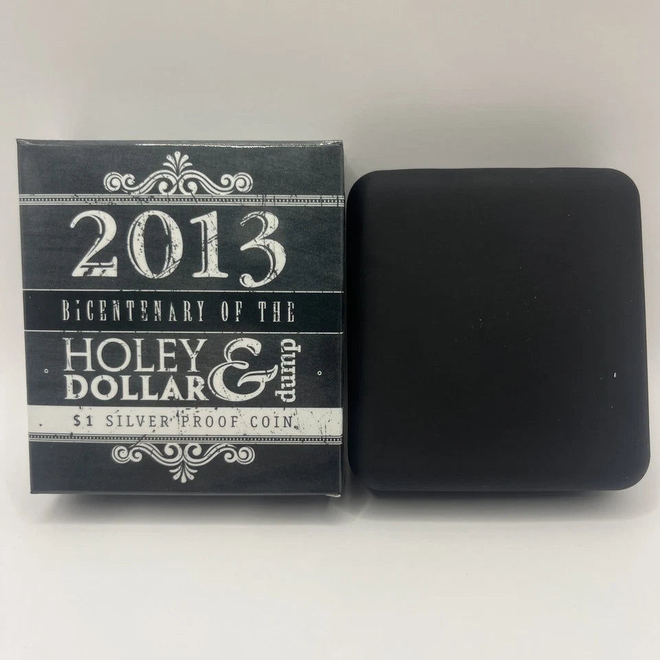 2013 Silver One Dollar - Holey Dollar Dump - Proof RAM Case