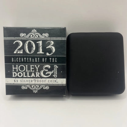2013 Silver One Dollar - Holey Dollar Dump - Proof RAM Case