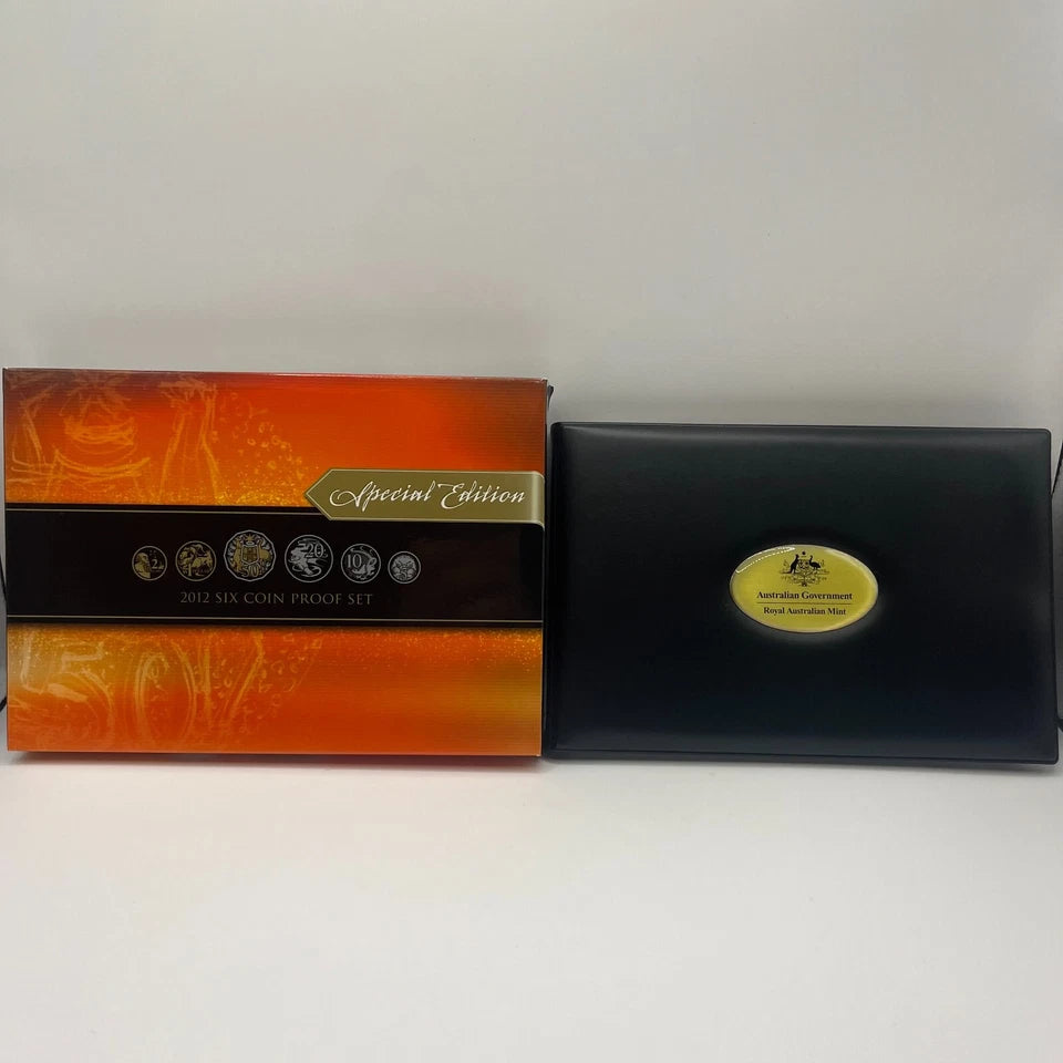 2012 Mint Proof Coin Set - Special Edition Gold Plated Gilded 50c - RAM Case
