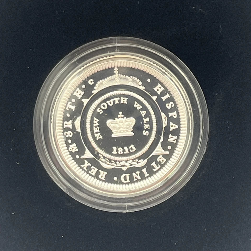 2013 Silver One Dollar - Holey Dollar Dump - Proof RAM Case