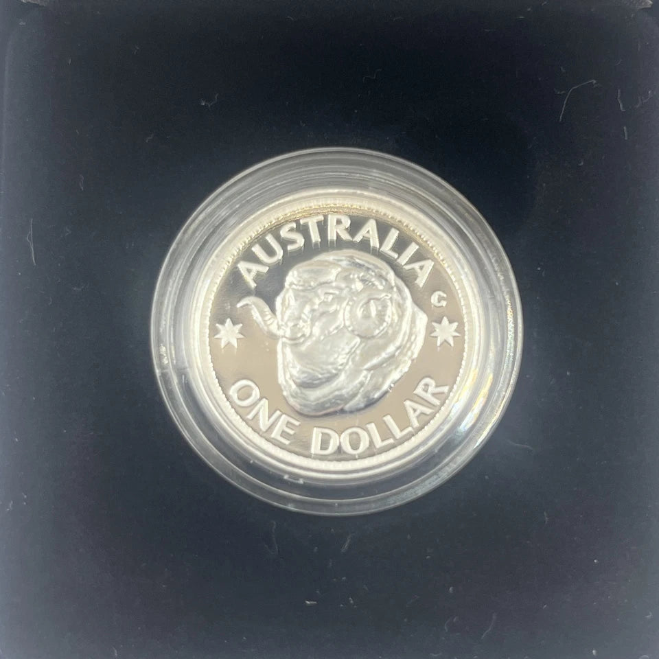 2011 Silver One Dollar - Rams Head - Proof RAM Case