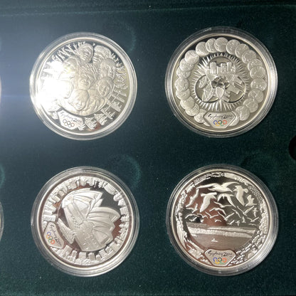 2000 Silver Five Dollar $5 Coin Set - 2000 Olympics 'Cultural Series' - RAM Case