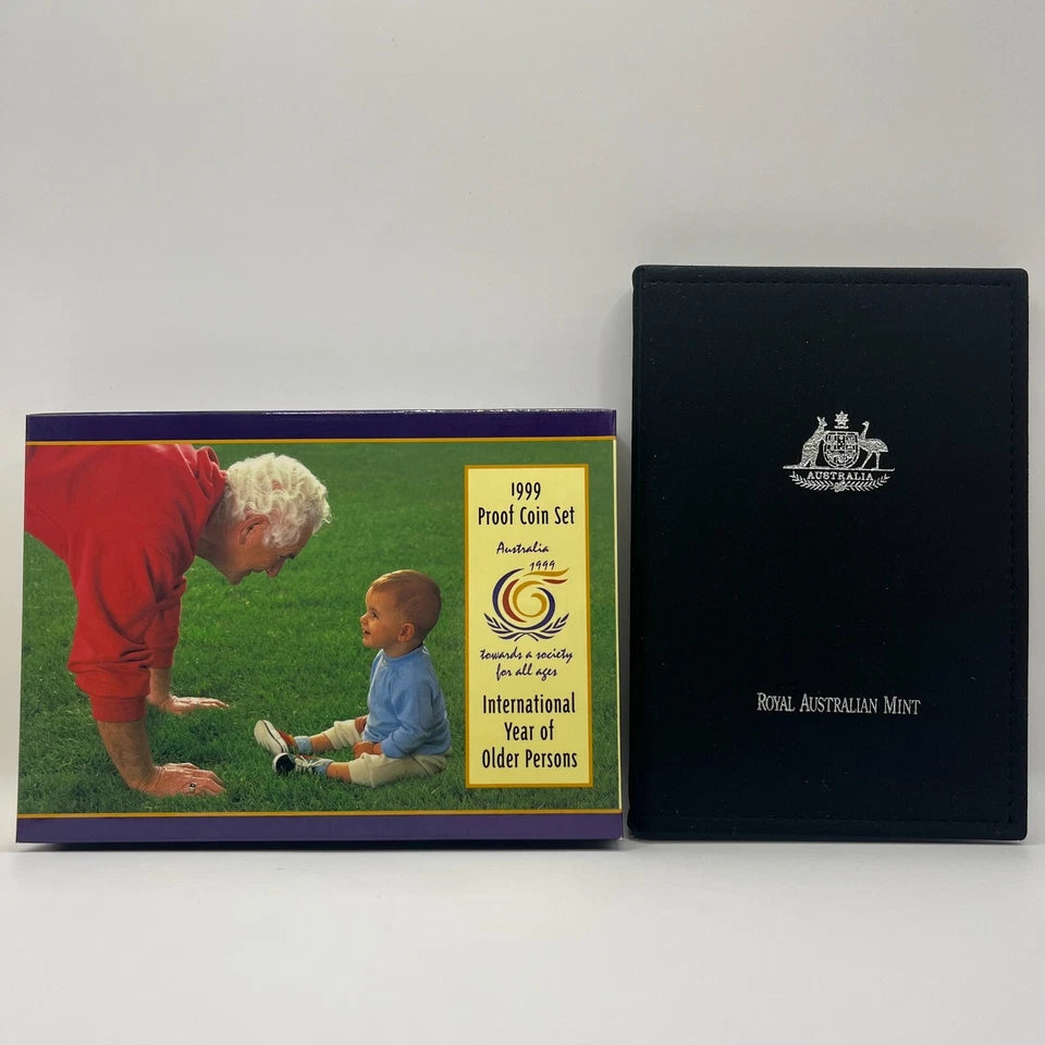 1999 Proof Coin Set - Older Persons - Elizabeth II in RAM Case