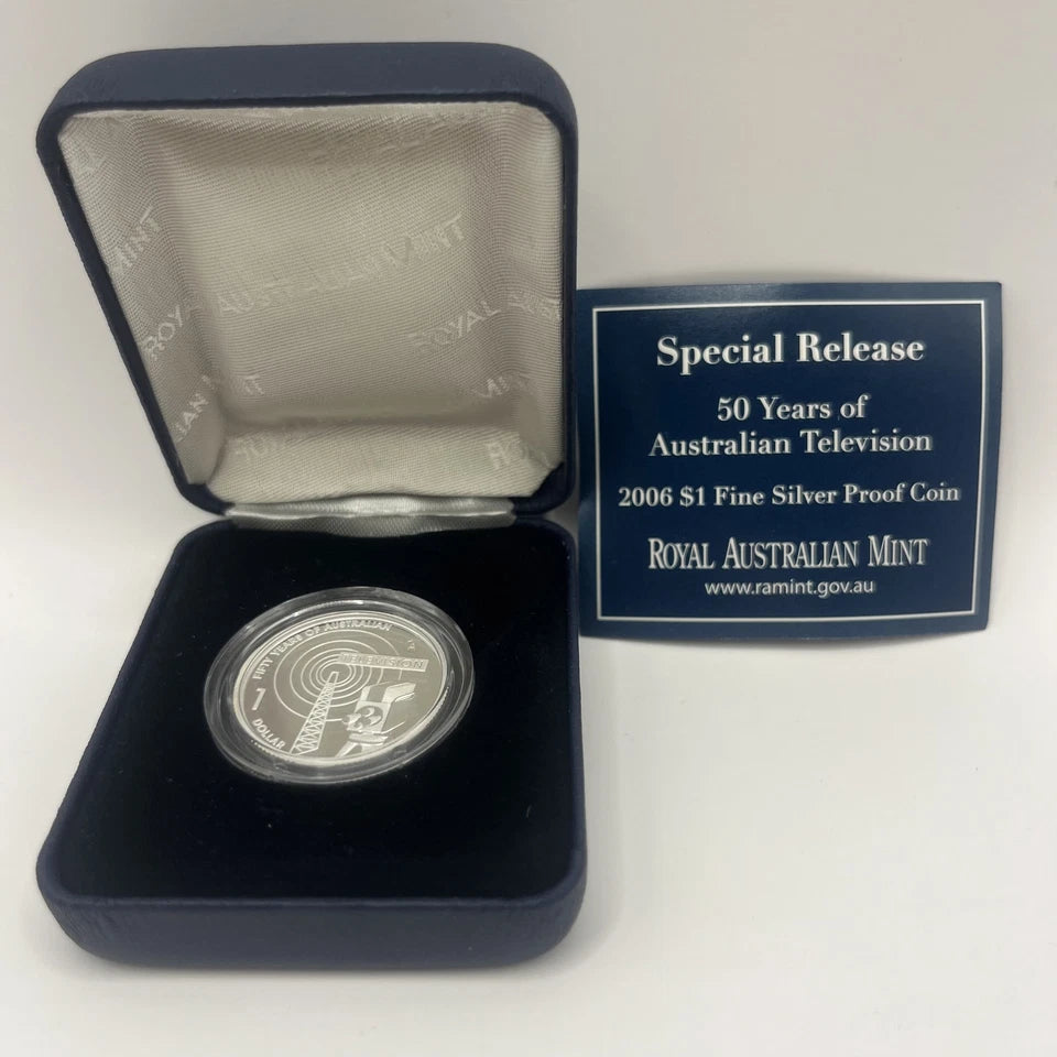 2006 Silver One Dollar - Australian Television Special Release - Proof RAM Case