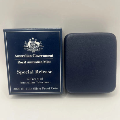 2006 Silver One Dollar - Australian Television Special Release - Proof RAM Case