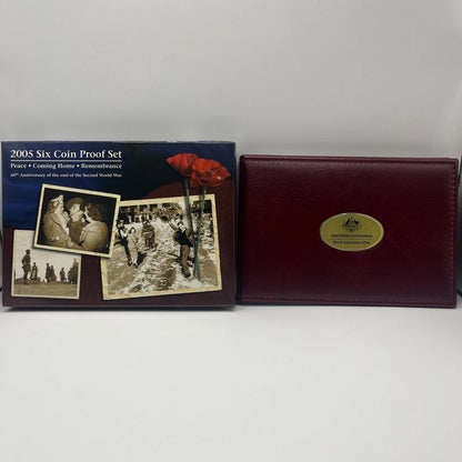 2005 Mint Proof Coin Set - Coming Home - 6 Coins Elizabeth II RAM Case