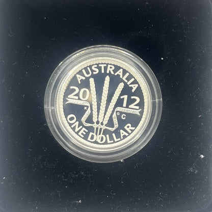 2012 Silver One Dollar - Wheat Sheaf - Proof RAM Case
