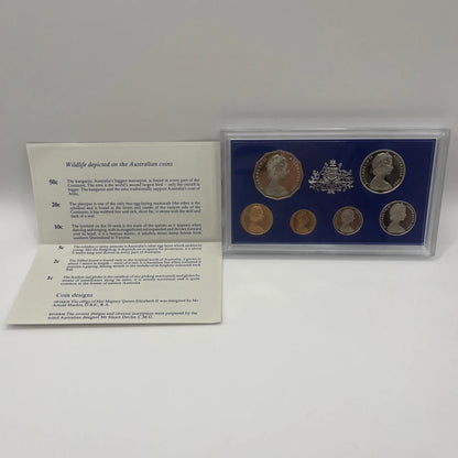 1984 Proof Coin Set - Royal Australian Mint - In Foam
