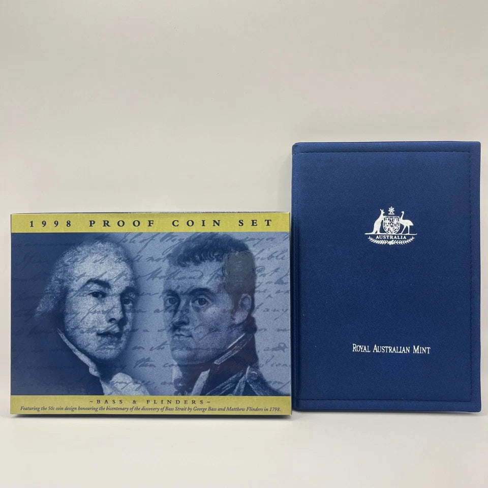 1998 Proof Coin Set - Bass and Flinders - Elizabeth II in RAM Case