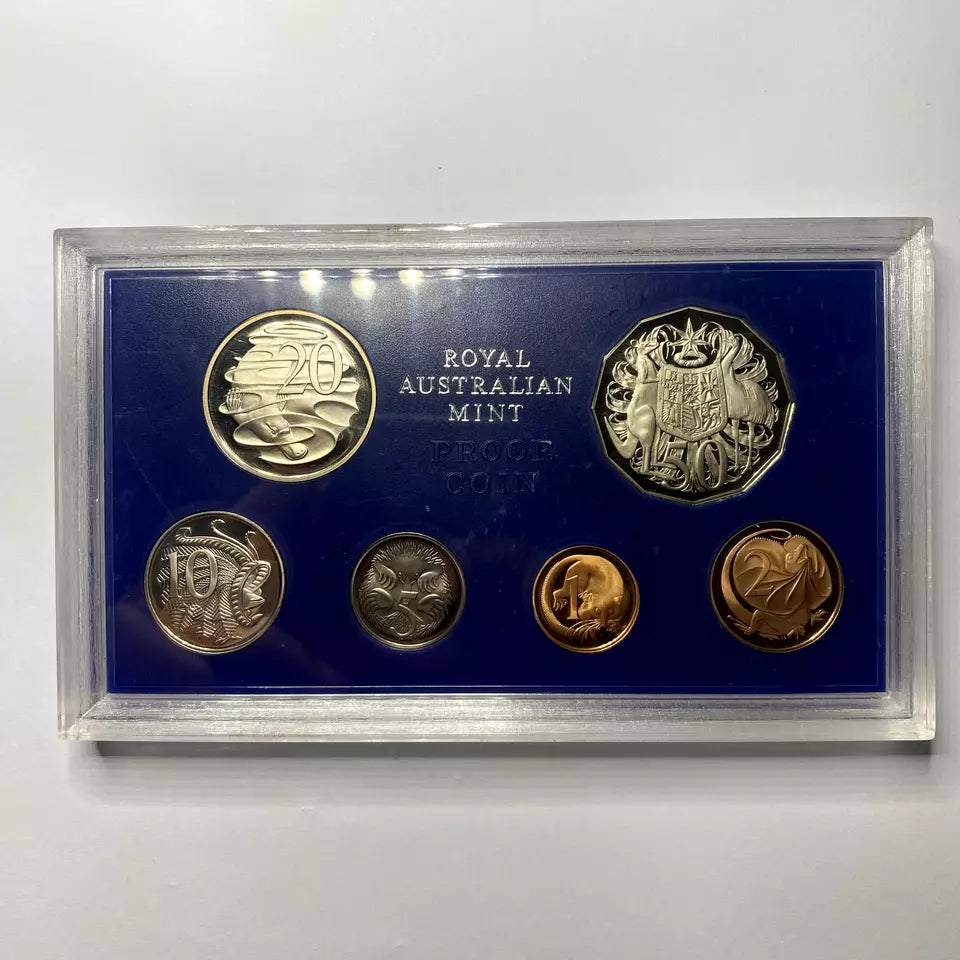 1981 Proof Coin Set - Royal Australian Mint - In Foam