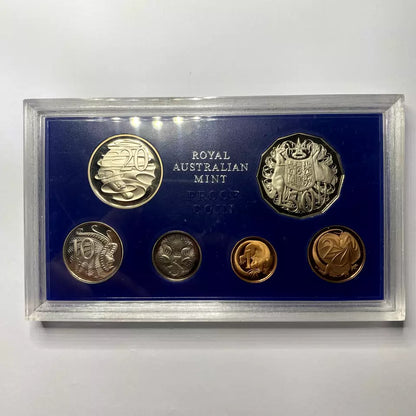 1981 Proof Coin Set - Royal Australian Mint - In Foam