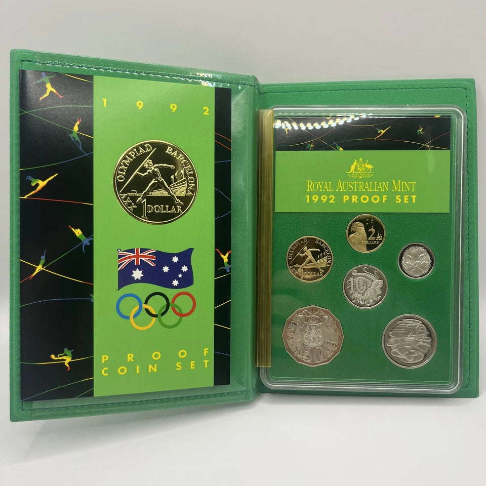 1992 Proof Coin Set - Barcelona Olympiad - RAM In Box