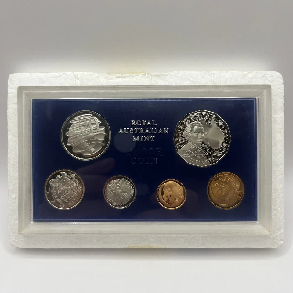 1970 Proof Coin Set - Royal Australian Mint Date Set - In Foam