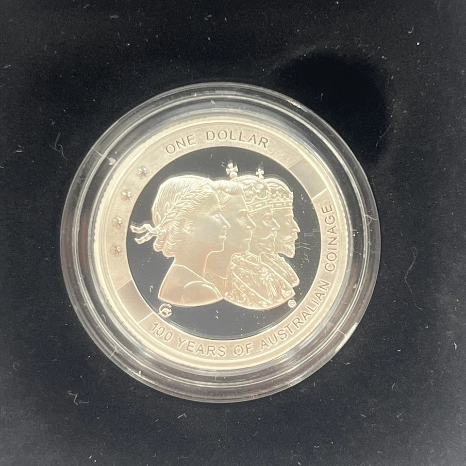 2010 Silver One Dollar - Aus Coinage ANDA Release - Proof RAM Case