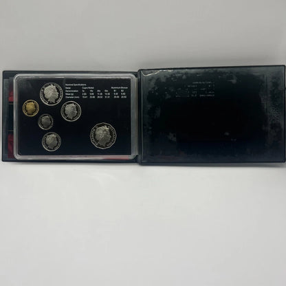 2014 Mint Proof Coin Set - 6 Coin Set - Special Edition Gold Plated $1 RAM Case