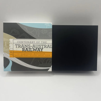 2017 Silver One Dollar Coin - Trans-Australian Railway - Proof RAM Case