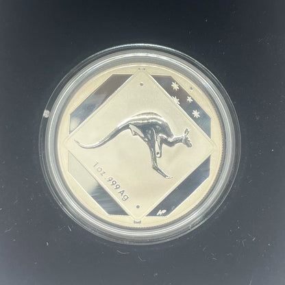 2013 Silver One Dollar Coin - Australian Road Signs - Proof RAM Case