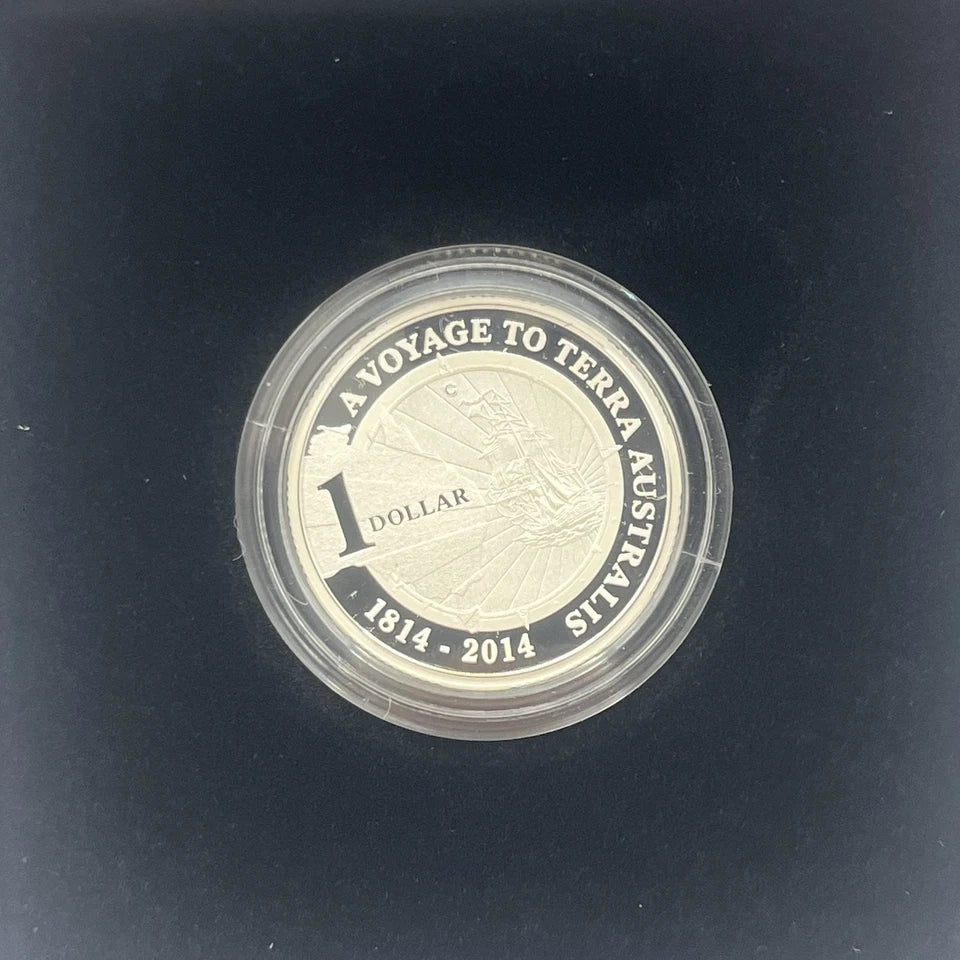 2014 Silver One Dollar - Terra Australis - Proof RAM Case