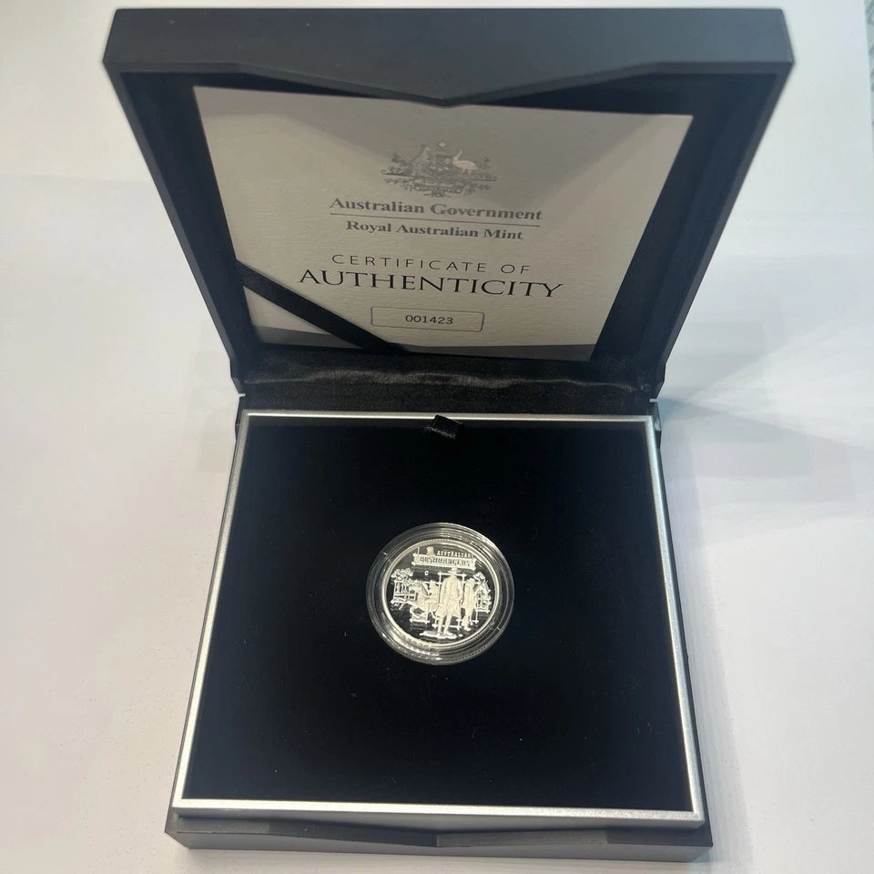2019 Silver One Dollar Coin - Bold Bad & Ugly C Mintmark - Proof RAM Case