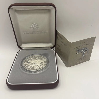 2003 Silver One Dollar Coin - Silver Kangaroo - Proof RAM Case