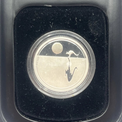 2010 Silver One Dollar - Kangaroo At Sunset - Proof RAM Case