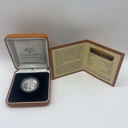2006 Silver One Dollar - 50 Years of Australian Television - Proof RAM Case