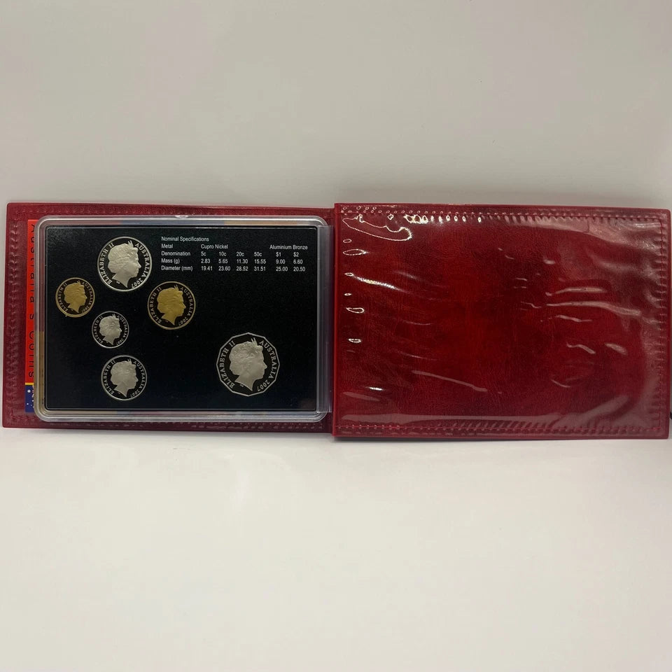 2007 Mint Proof Coin Set - Surf Lifesaver - 6 Coins Elizabeth II in RAM Case