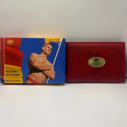 2007 Mint Proof Coin Set - Surf Lifesaver - 6 Coins Elizabeth II in RAM Case