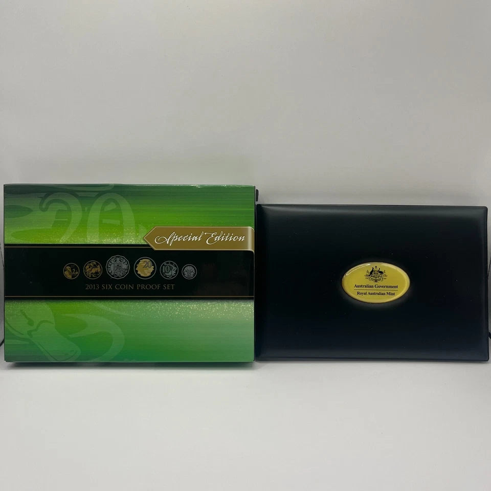 2013 Mint Proof Coin Set - Special Edition Gold Plated 20c - RAM Case