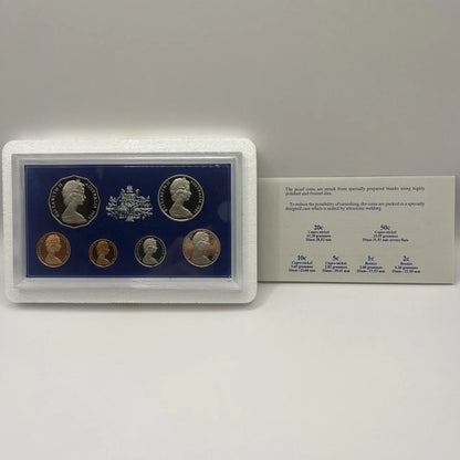 1984 Proof Coin Set - Royal Australian Mint - In Foam