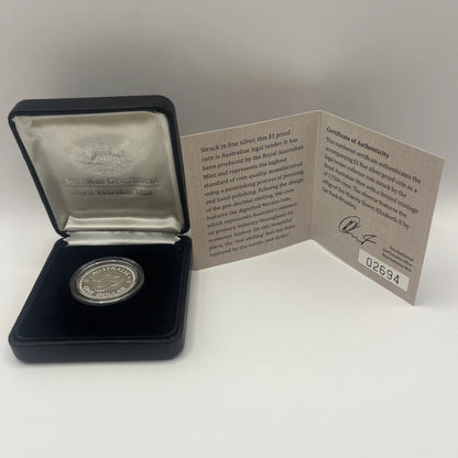 2011 Silver One Dollar - Rams Head - Proof RAM Case
