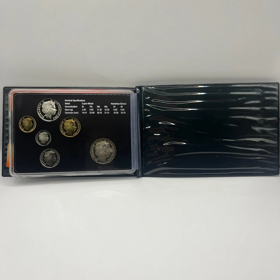2012 Mint Proof Coin Set - Special Edition Gold Plated Gilded 50c - RAM Case