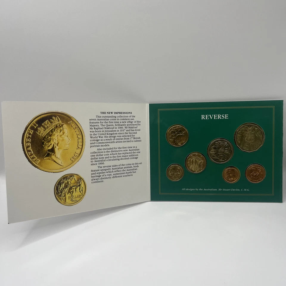 1985 Mint Coin Year Set - Scarcer Date