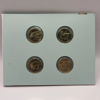 2022 Australian 4 Coin $1 Set - Australian Dinosaurs