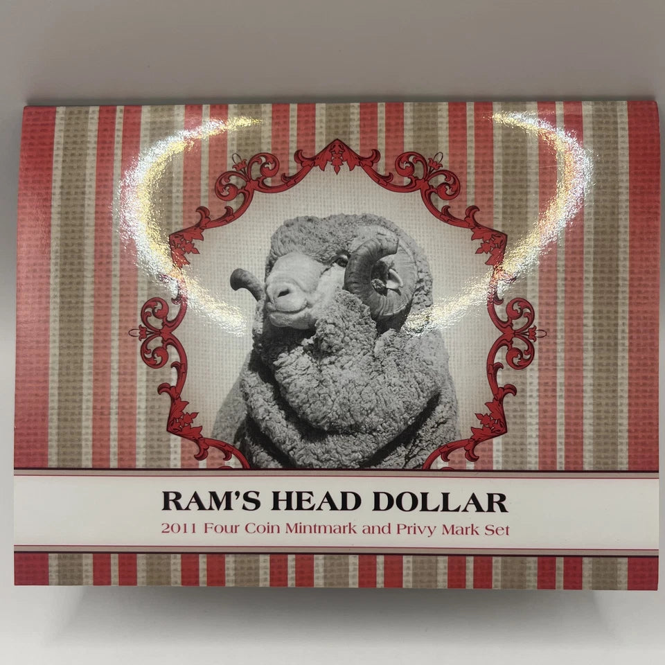 2011 Australian 4 Coin $1 Set - Rams Head