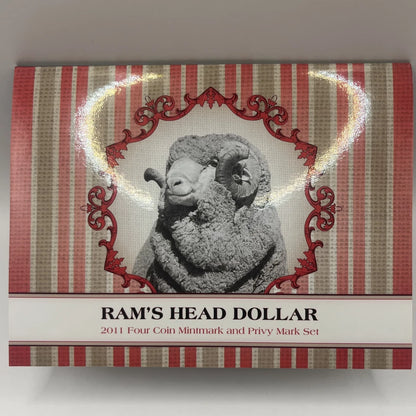 2011 Australian 4 Coin $1 Set - Rams Head
