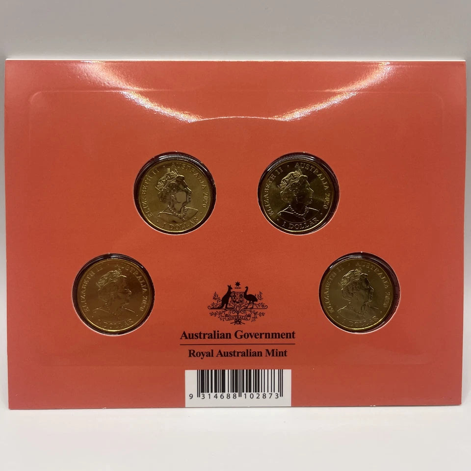 2020 Australian 4 Coin $1 Set - Eureka Gold Rush