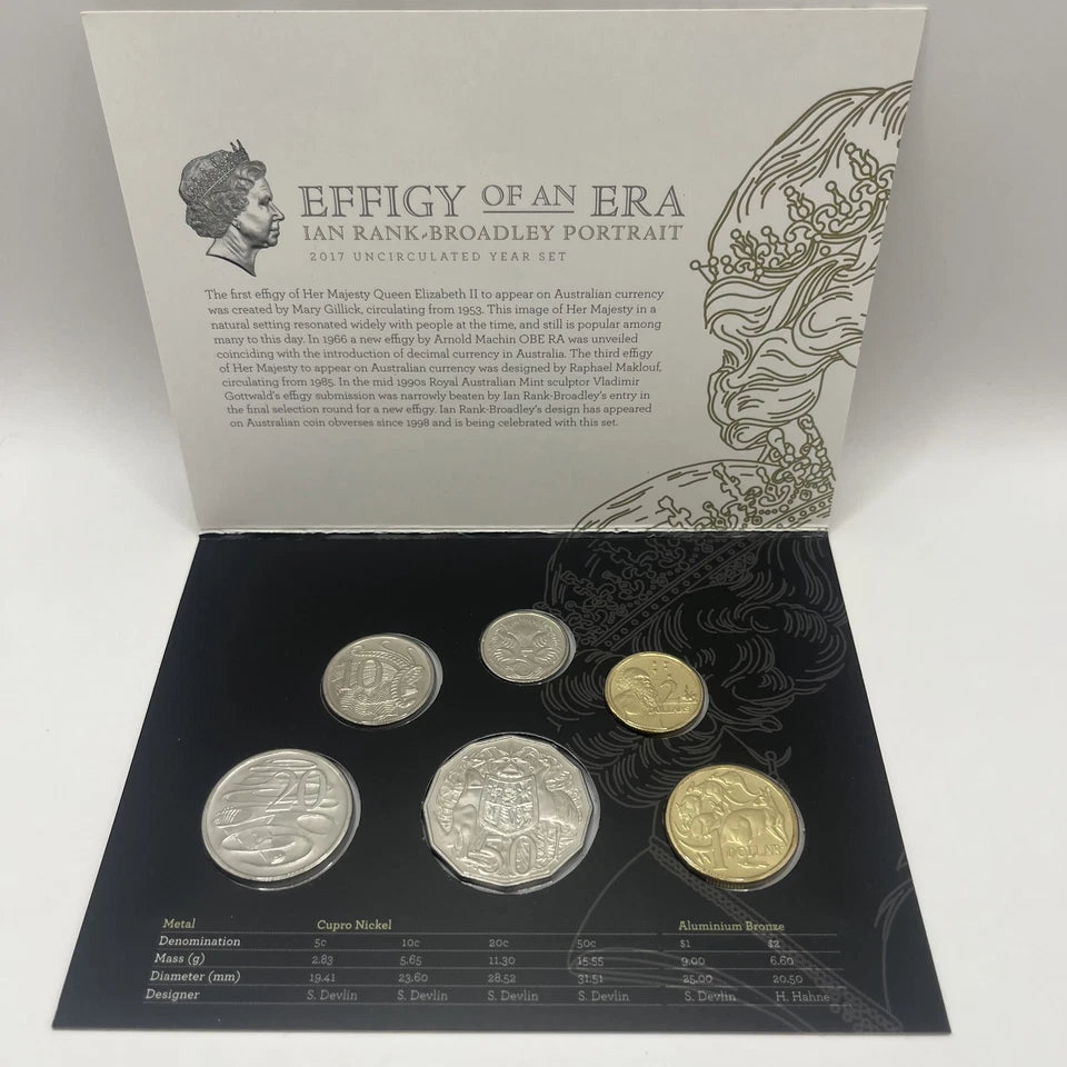 2017 Mint Coin Set - Effigy of an Era