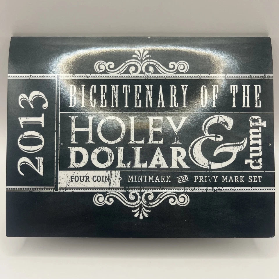 2013 Australian 4 Coin $1 Set - Holey Dollar and Dump
