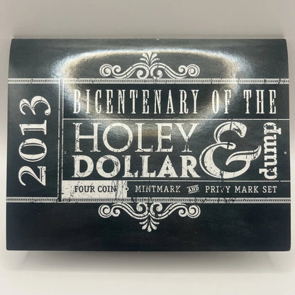 2013 Australian 4 Coin $1 Set - Holey Dollar and Dump