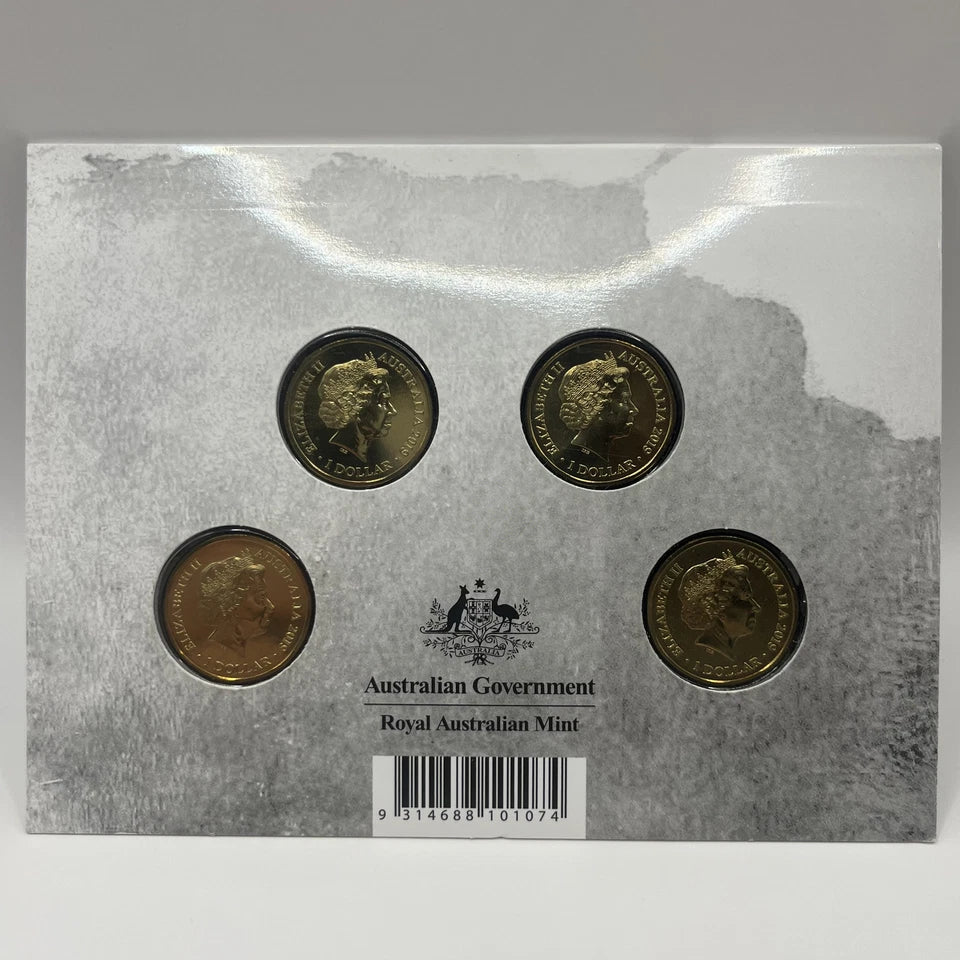 2019 Australian 4 Coin $1 Set - The Bold Bad & Ugly