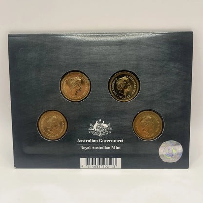 2013 Australian 4 Coin $1 Set - Holey Dollar and Dump