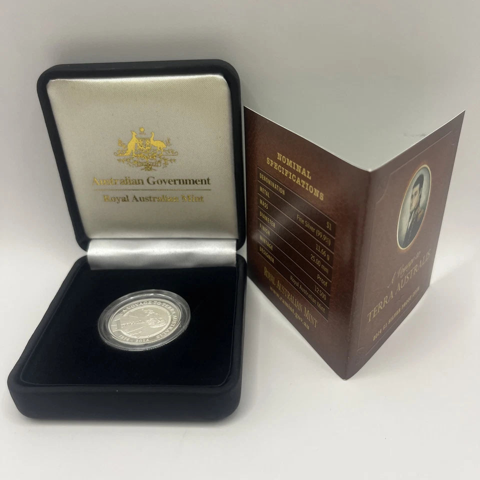 2014 Silver One Dollar - Terra Australis - Proof RAM Case