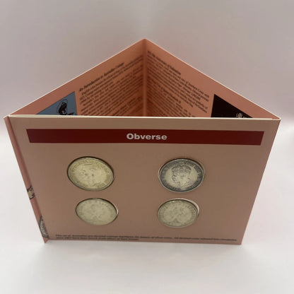Australian 4 Coin Florin Set - Souvenir Commemorative 1927 to 1963