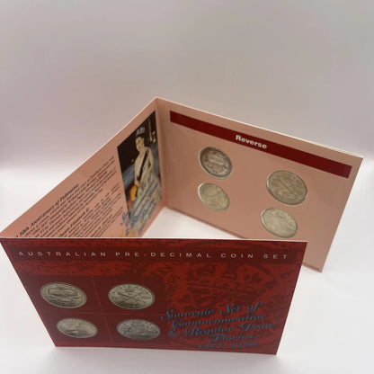 Australian 4 Coin Florin Set - Souvenir Commemorative 1927 to 1963